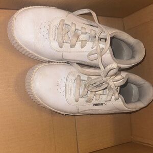 Puma Kids White Sneakers